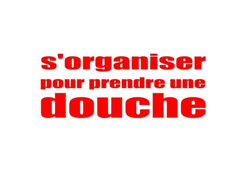 Bains-douches Mohamed S'organiser pour prendre une douche